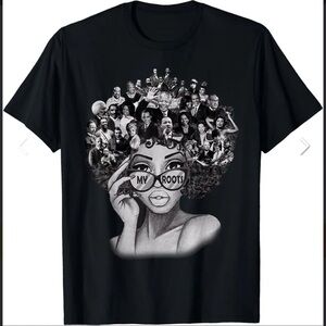 “My Roots” Graphic Tee | Black History Collage Shirt | Black